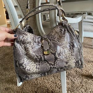 Snake skin purse! Like new!